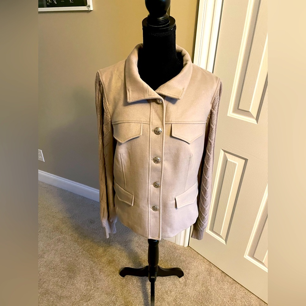 WHBM Sweater Sleeve Jacket NWT